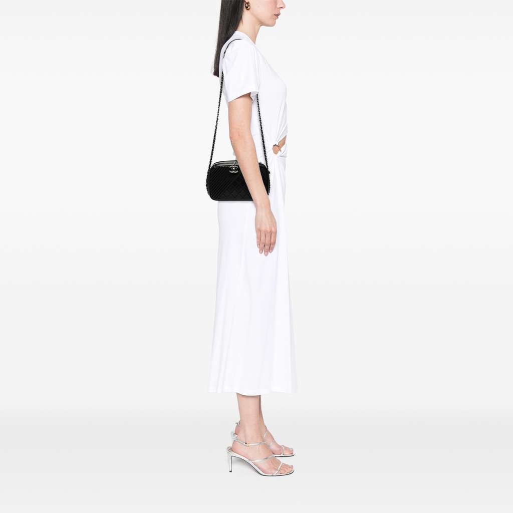 Chanel Medium Quilted Lambskin Coco Boy Camera Bag - Detail 2