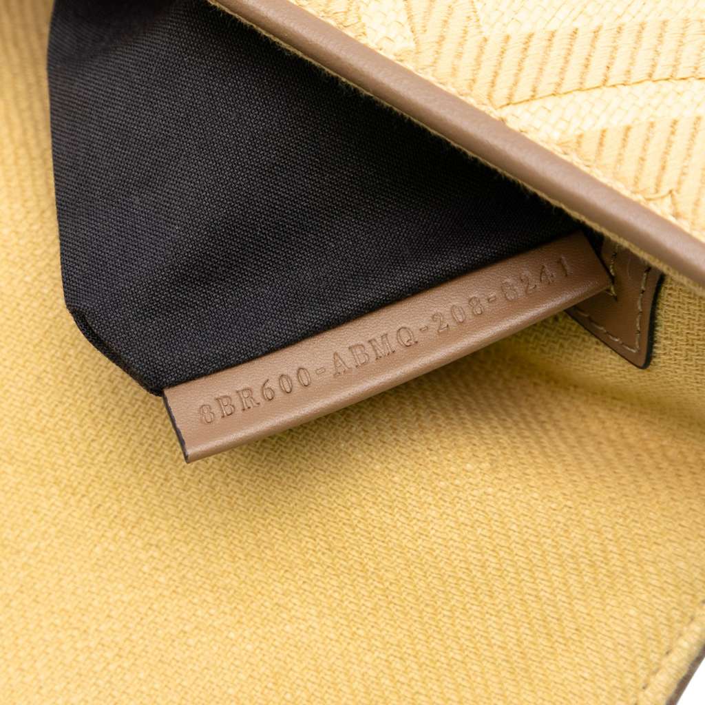 Fendi Medium Embroidered Canvas Baguette Satchel - Side view