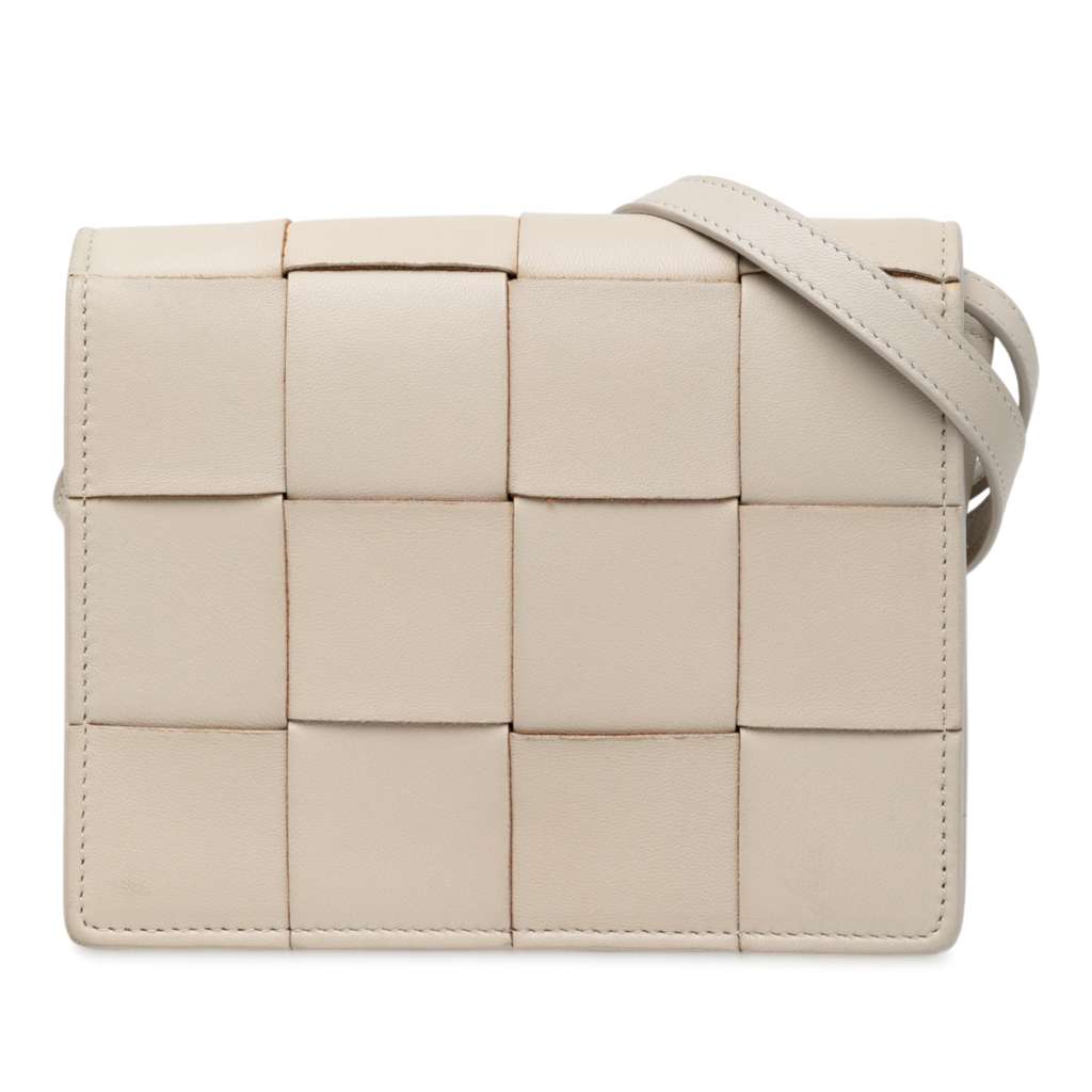 Bottega Veneta Mini Nappa Maxi Intrecciato Cassette Crossbody