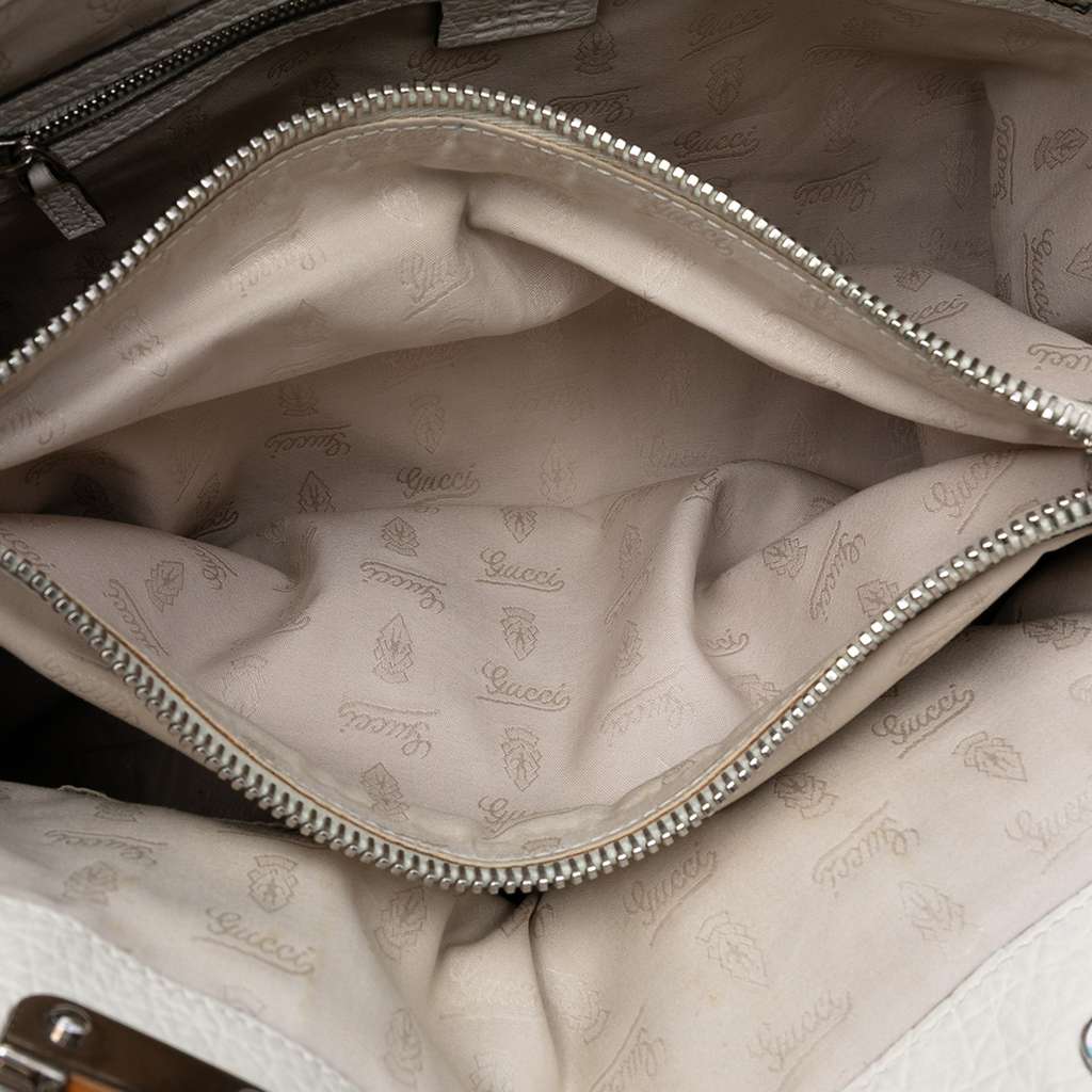 Gucci Medium GG Canvas Bamboo Libeccio Tote - 4