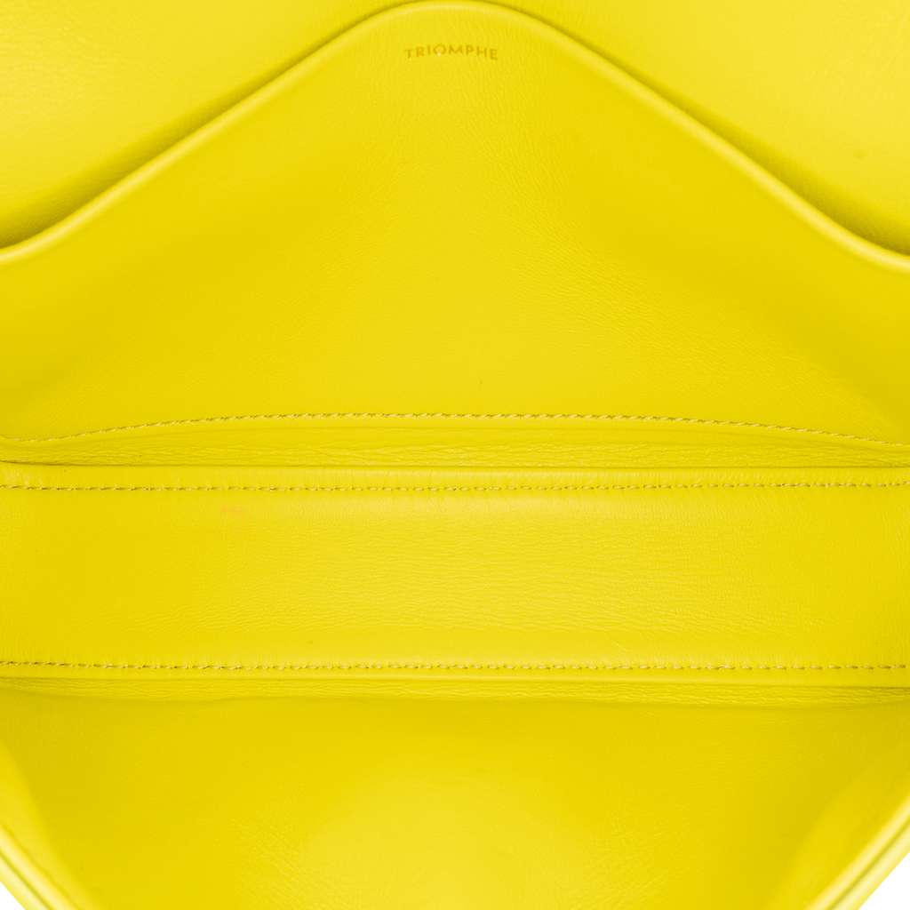 Celine Calfskin Cuir Triomphe Chain Shoulder Bag - 4