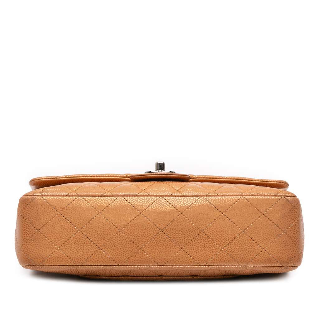 Chanel Medium Classic Metallic Caviar Double Flap - Image 6