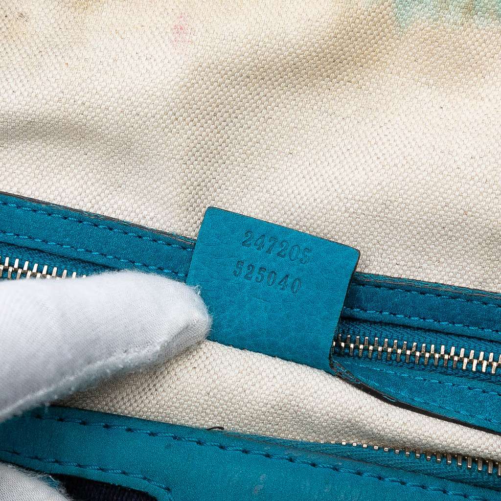 Gucci Medium GG Canvas Web Joy Boston Bag - Side view