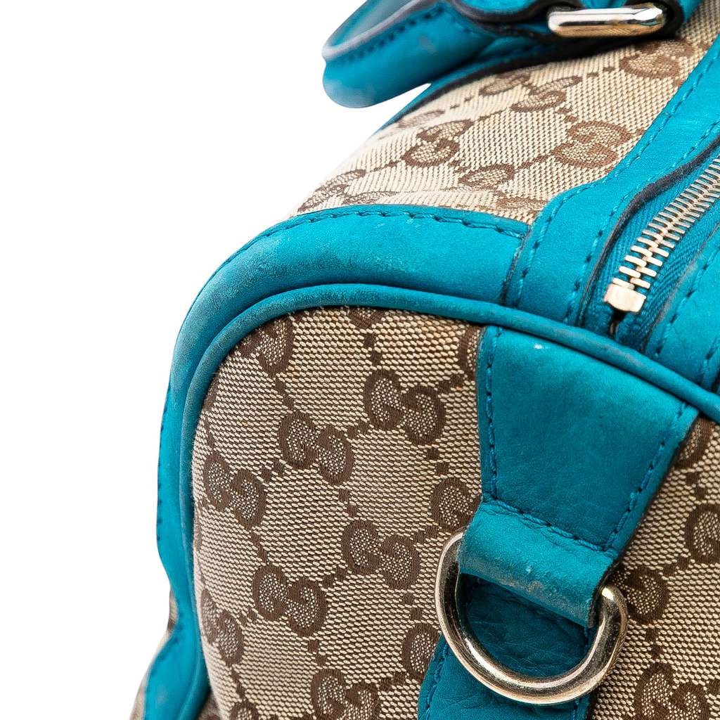 Gucci Medium GG Canvas Web Joy Boston Bag - Image 10