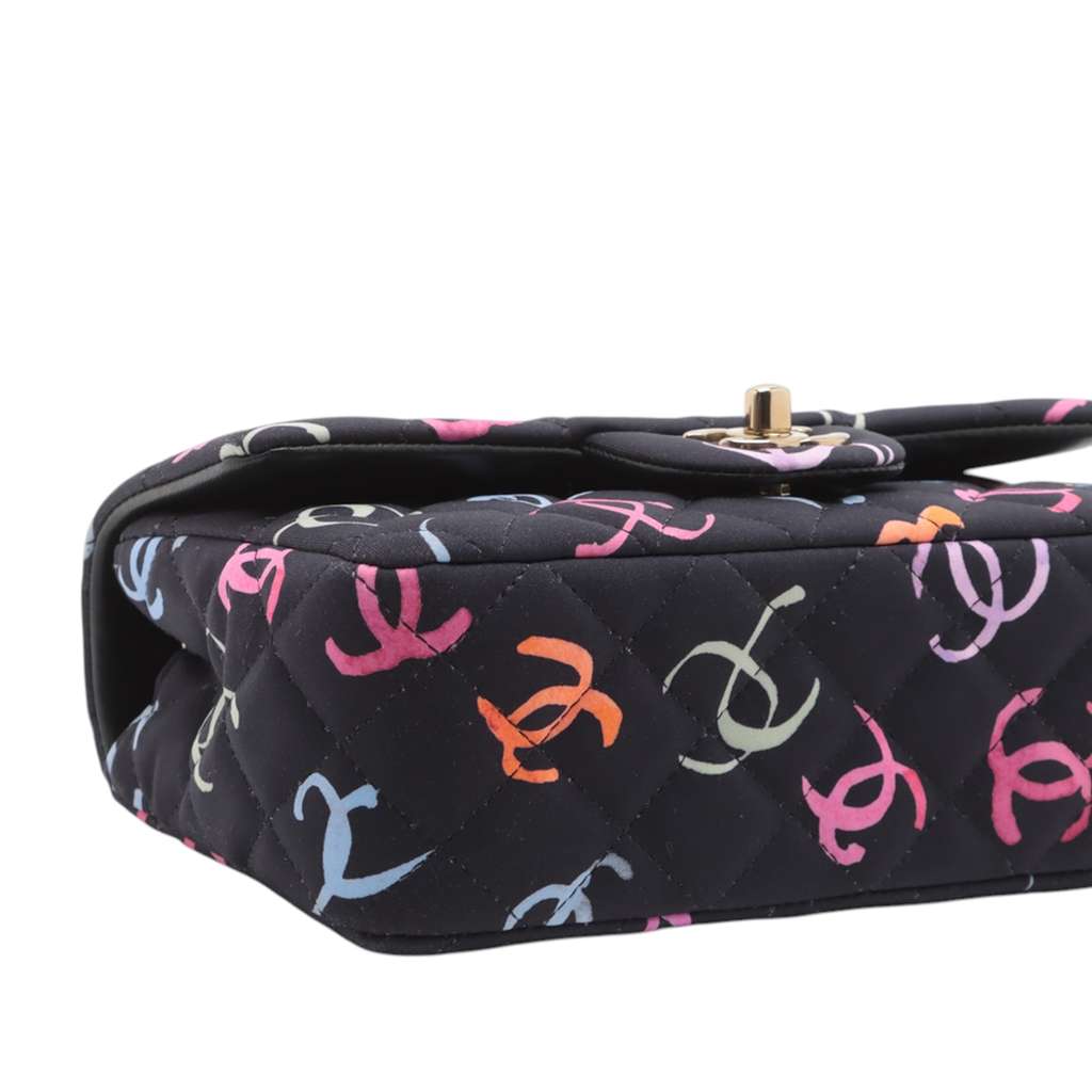 Chanel Mini Rectangular Quilted Jersey Flap - Image 10