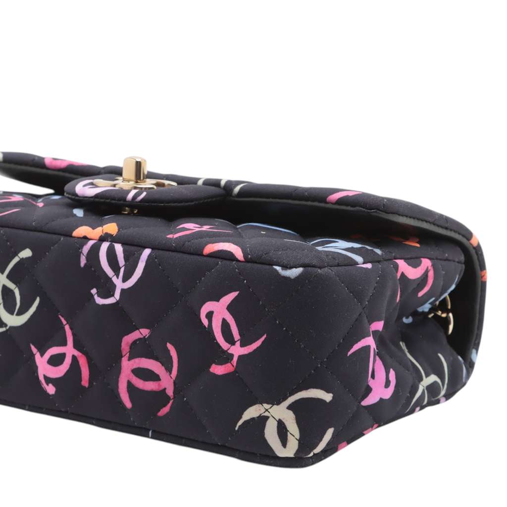 Chanel Mini Rectangular Quilted Jersey Flap - Image 11