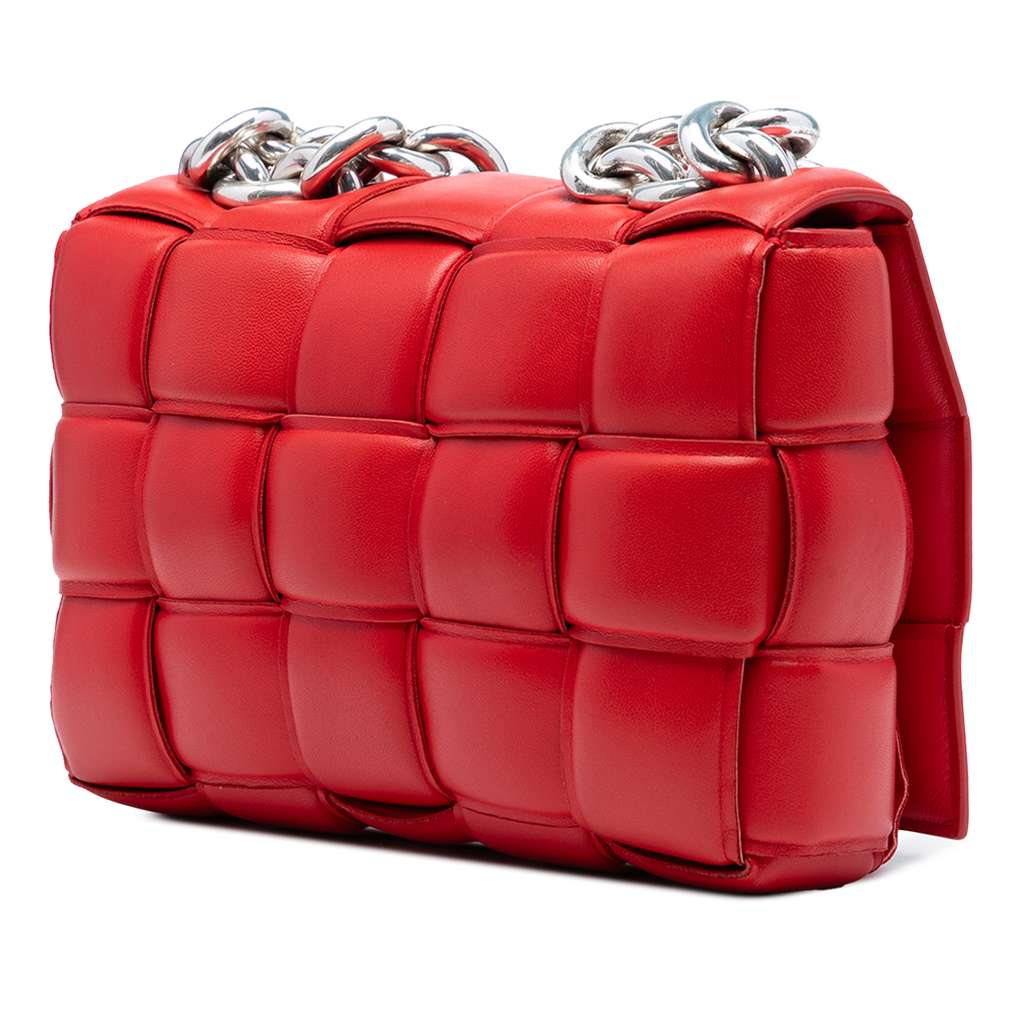 Bottega Veneta Nappa Intrecciato Padded Chain Cassette Satchel - Image 6