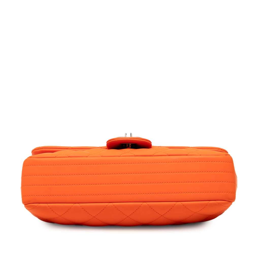 Chanel Medium Quilted Lambskin Rubber Coco Rain Flap - Image 6