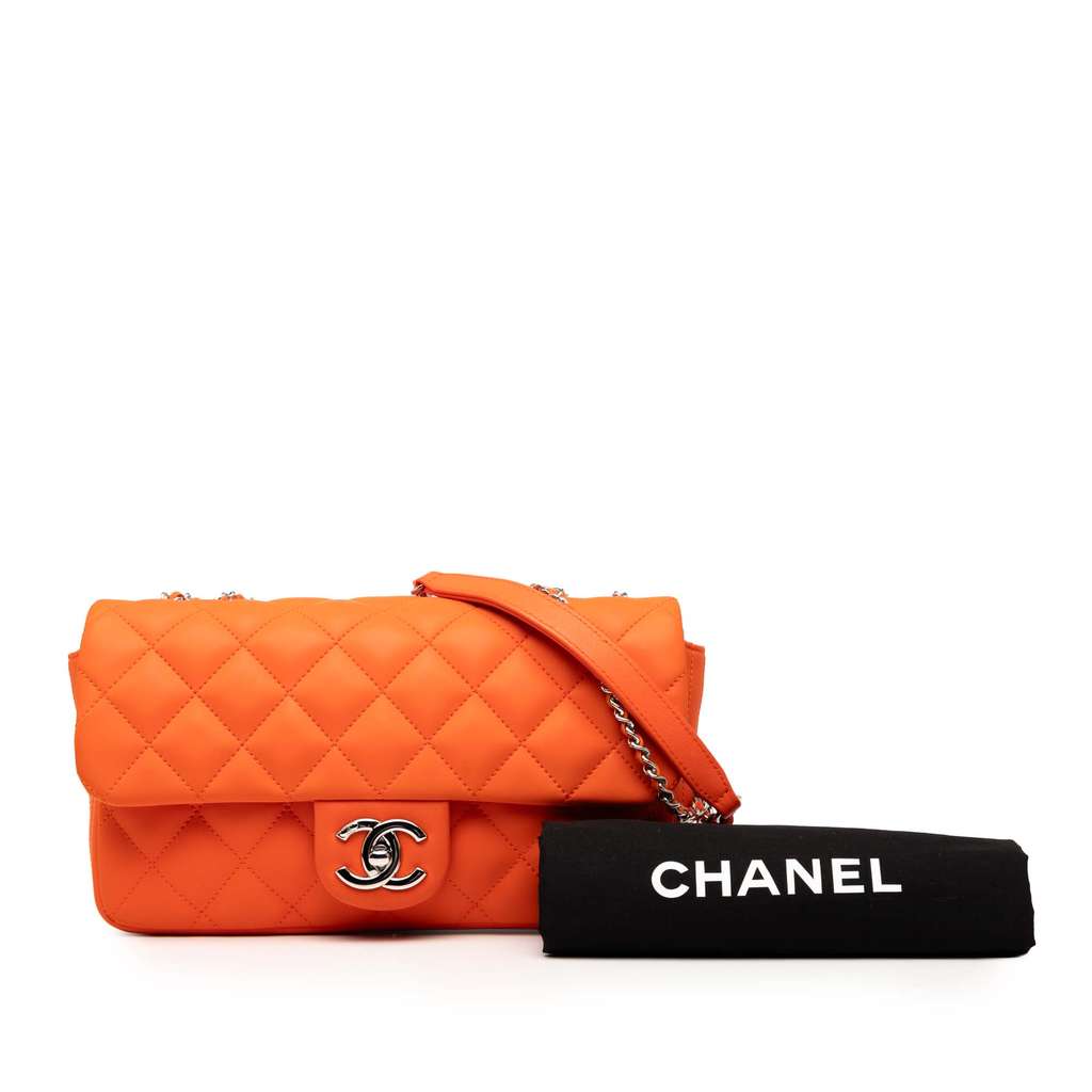 Chanel Medium Quilted Lambskin Rubber Coco Rain Flap - Detail 2