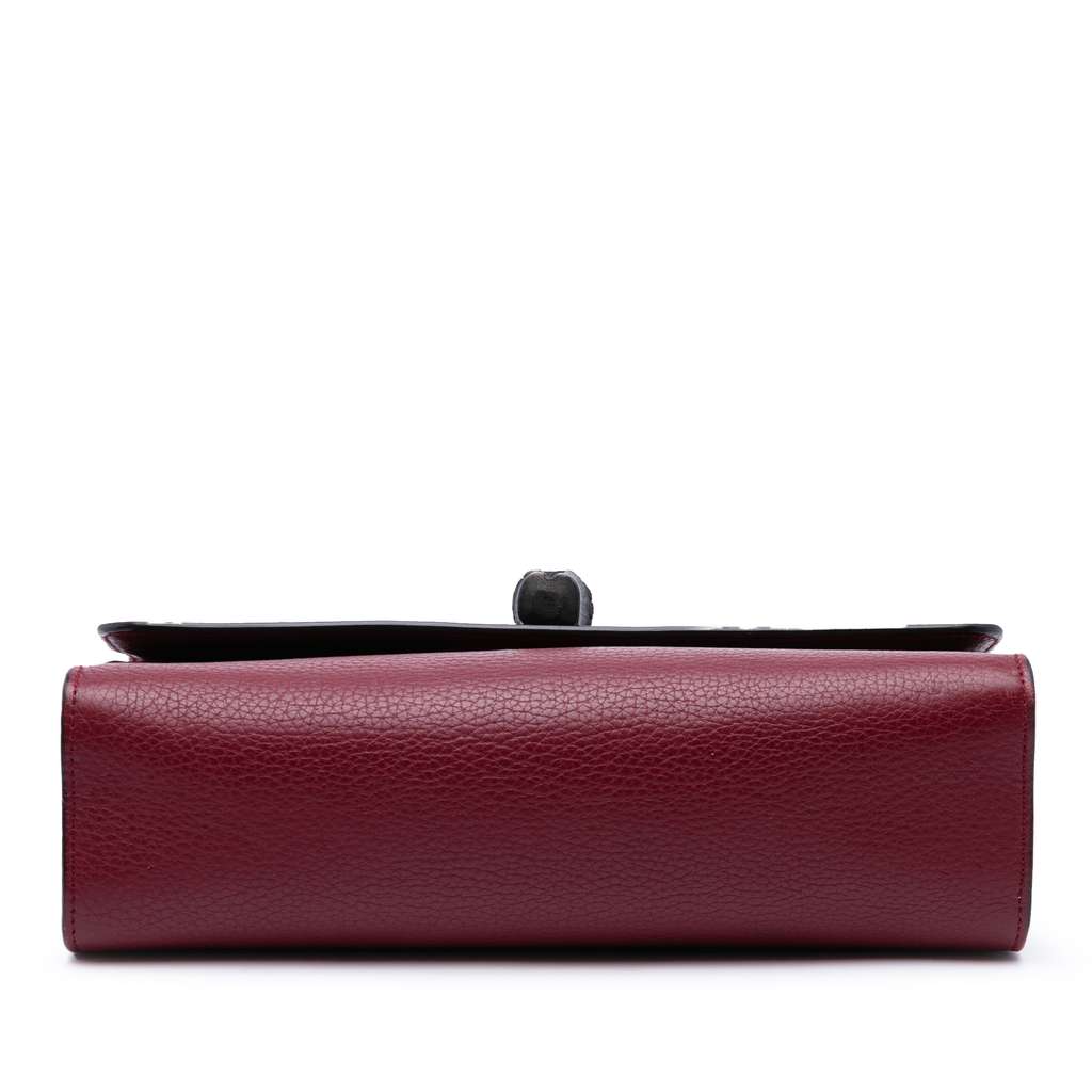 Gucci Medium Leather Miss Bamboo Crossbody - Image 6