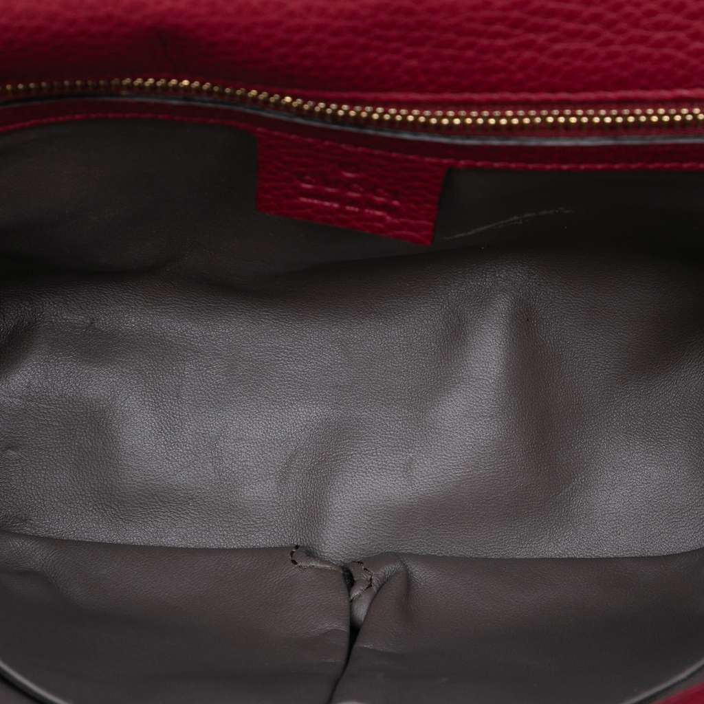 Gucci Medium Leather Miss Bamboo Crossbody - 4