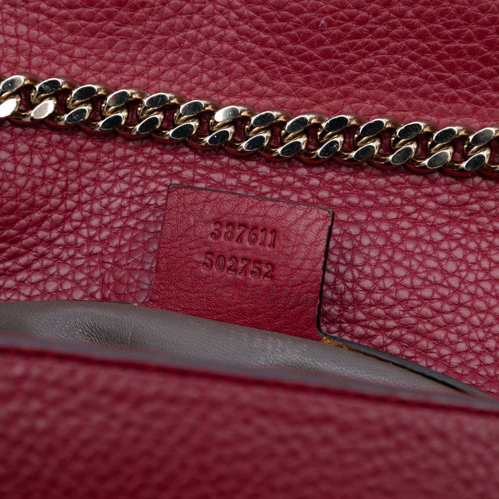 Gucci Medium Leather Miss Bamboo Crossbody - Detail 1