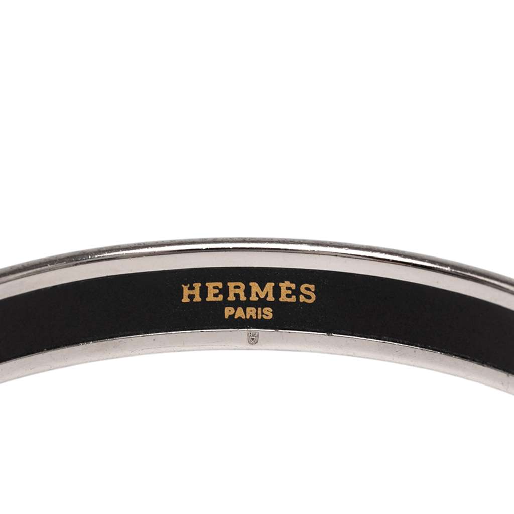 Hermès Narrow Chaine d Ancre Enamel Bangle 62 - Side view