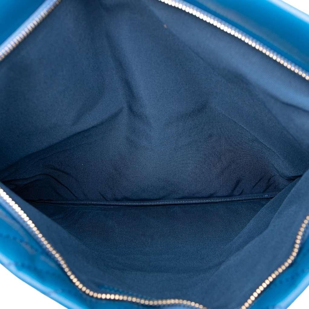 Chanel CC Chevron Lambskin Fold Over Clutch - 4