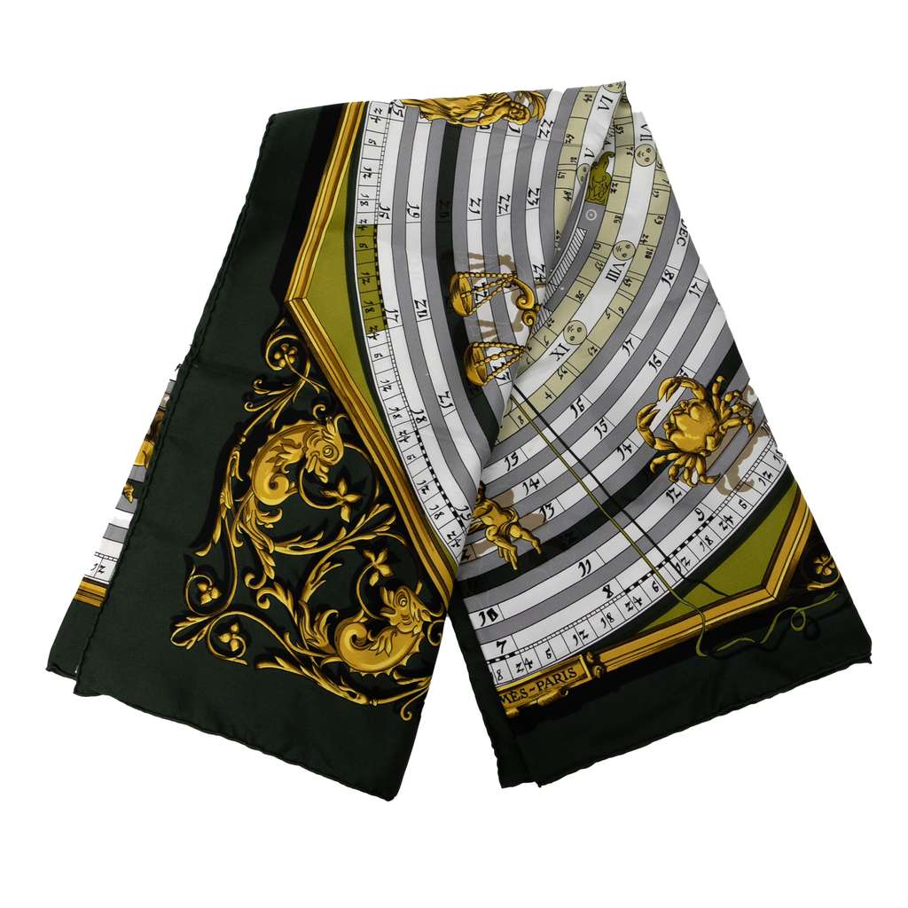 Hermès Astrologie Dies et Hore Silk Scarf 90