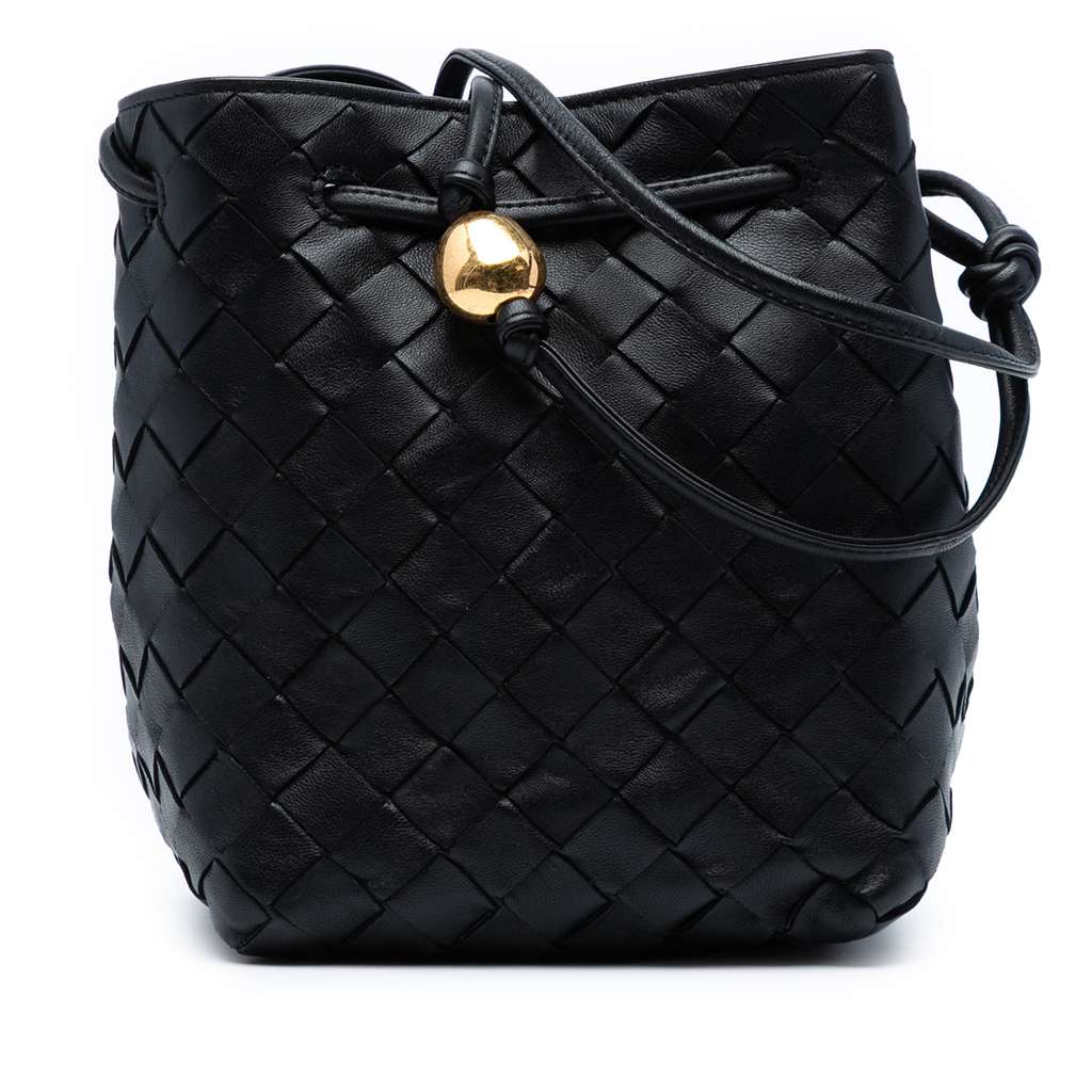 Bottega Veneta Small Nappa Intrecciato Bucket Bag