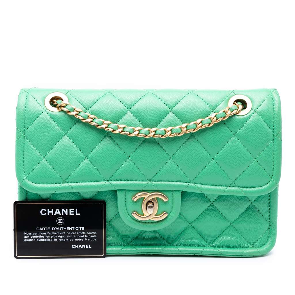 Chanel Medium Quilted Caviar Sweet Flap - Image 10