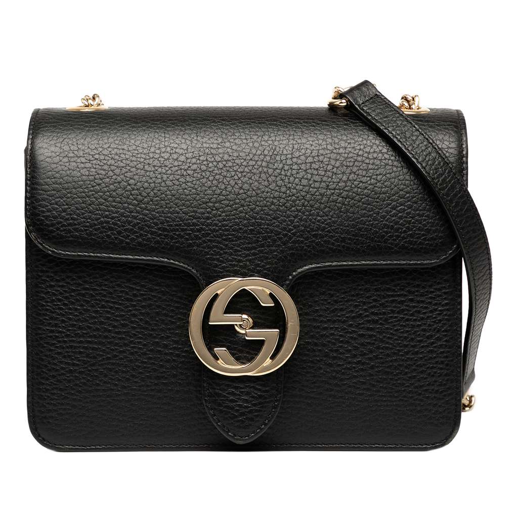 Gucci Small Dollar Calfskin Interlocking G Crossbody