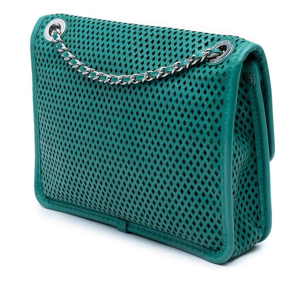 Chanel Small Perforated Calfskin Up In The Air Flap - Back view