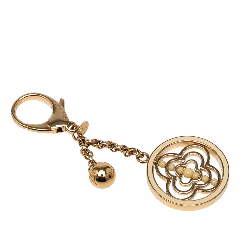 Louis Vuitton Whirly Flower Bag Charm - Back view