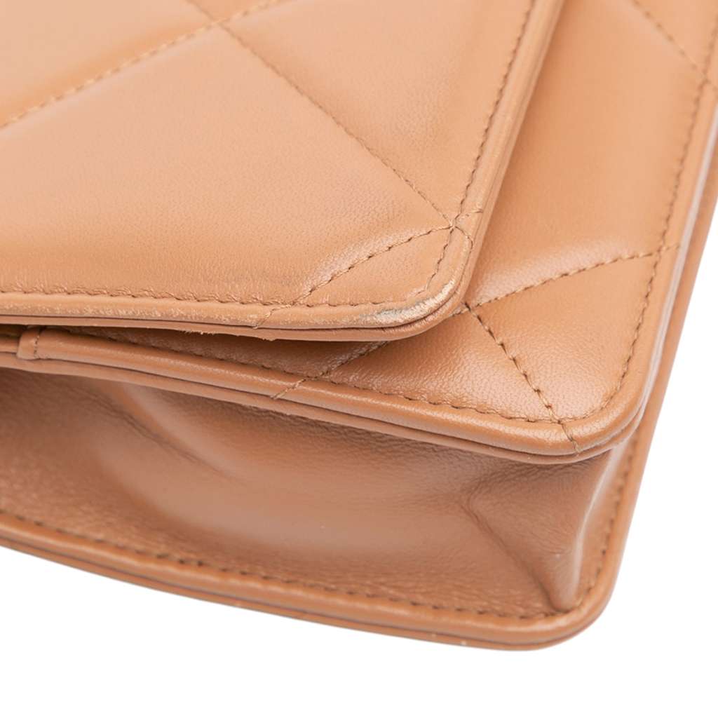 Chanel Quilted Lambskin 19 Wallet on Chain - Image 10