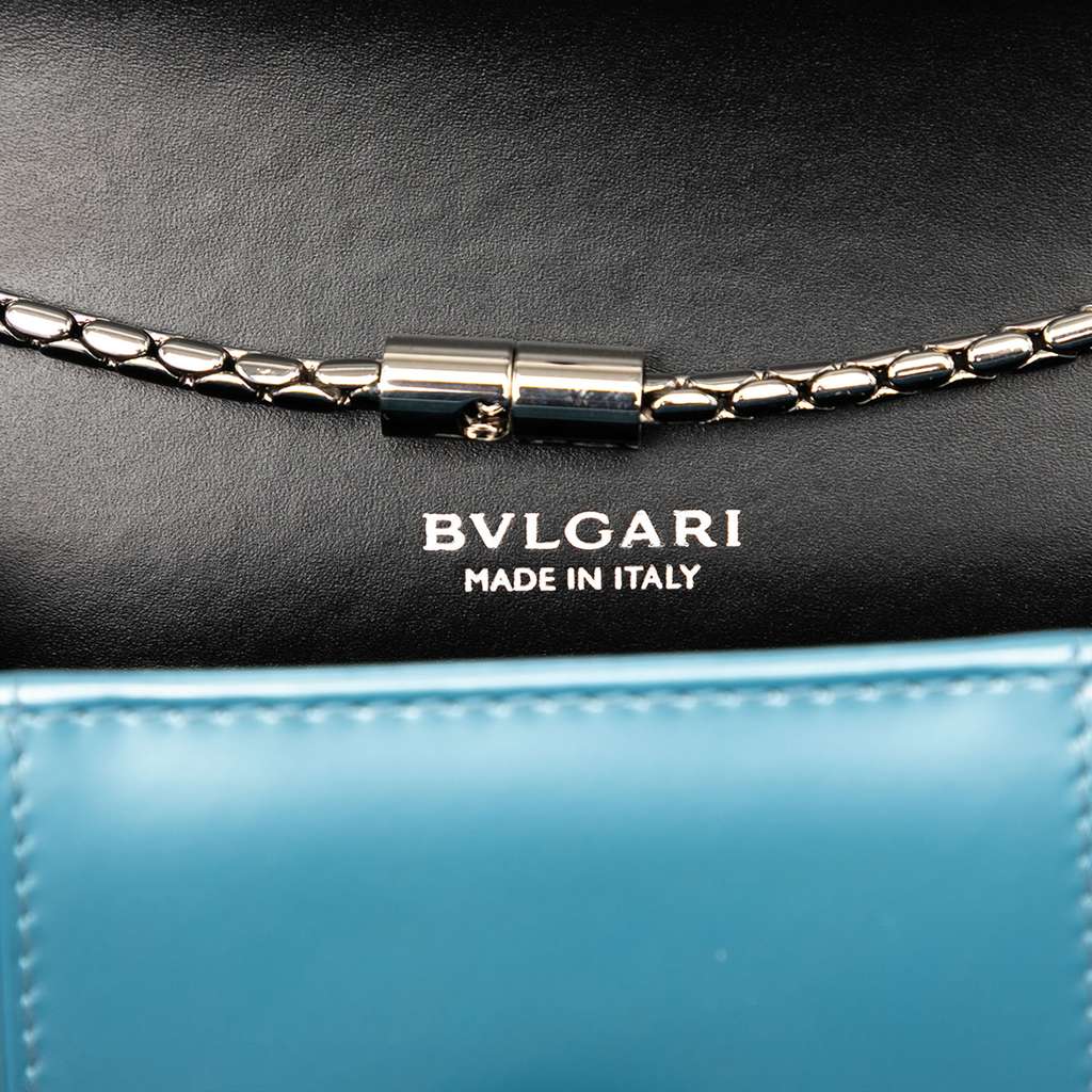 Bvlgari Small Patent Serpenti Forever Crossbody - Side view