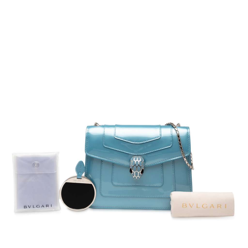 Bvlgari Small Patent Serpenti Forever Crossbody - Detail 2