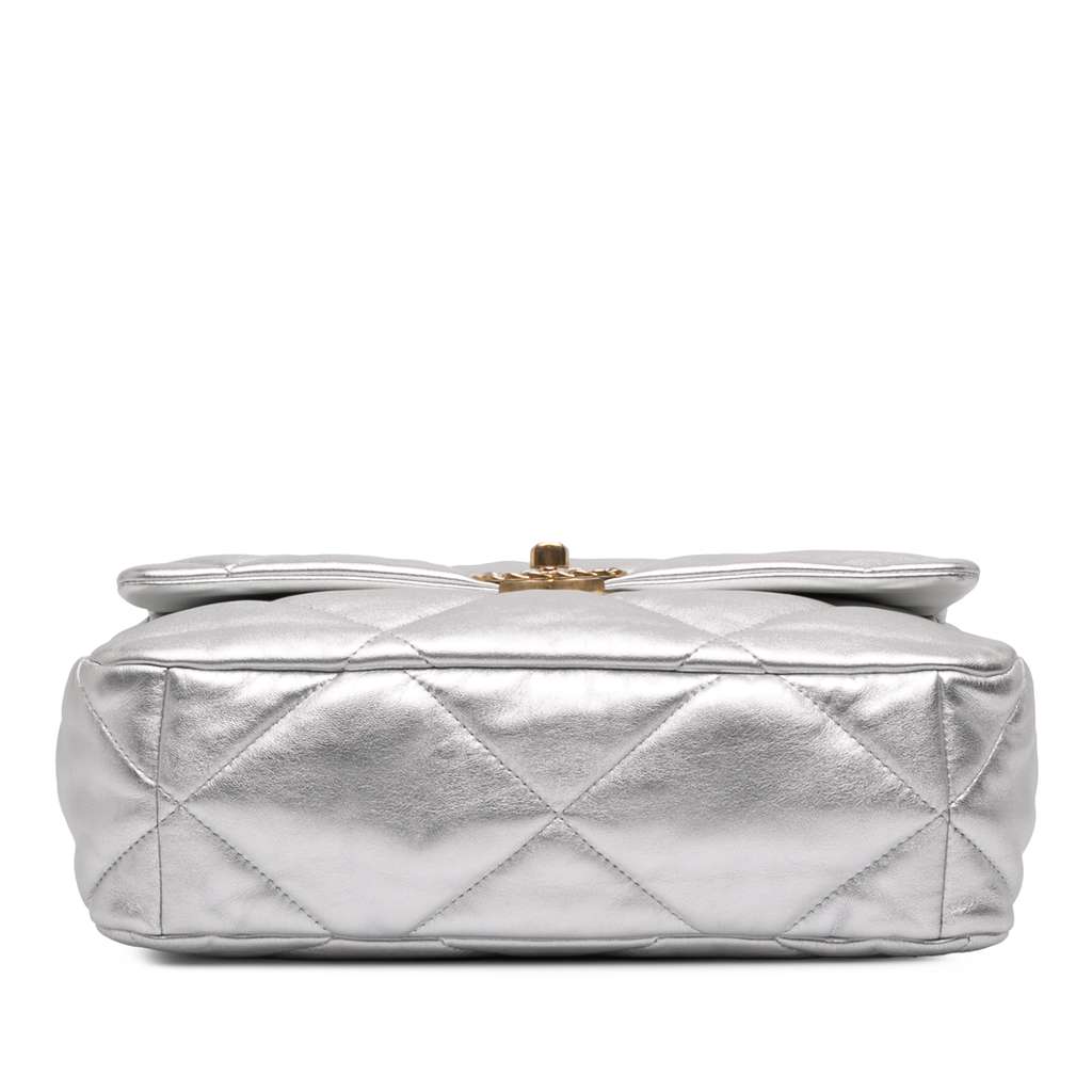 Chanel Large Metallic Lambskin 19 Flap - 3