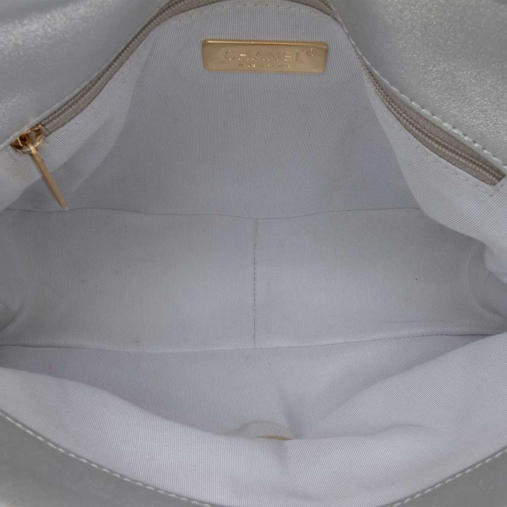 Chanel Large Metallic Lambskin 19 Flap - 4