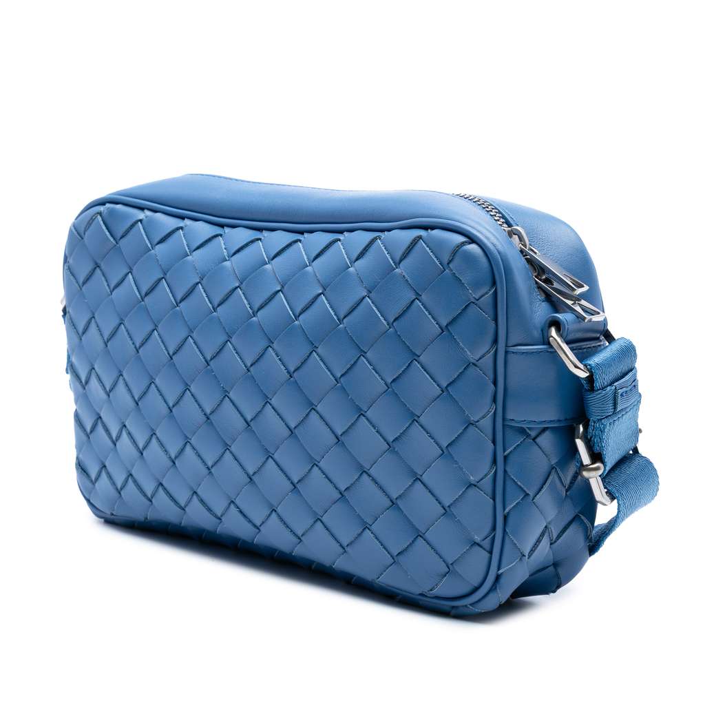 Bottega Veneta Small Nappa Intrecciato Camera Bag - Back view