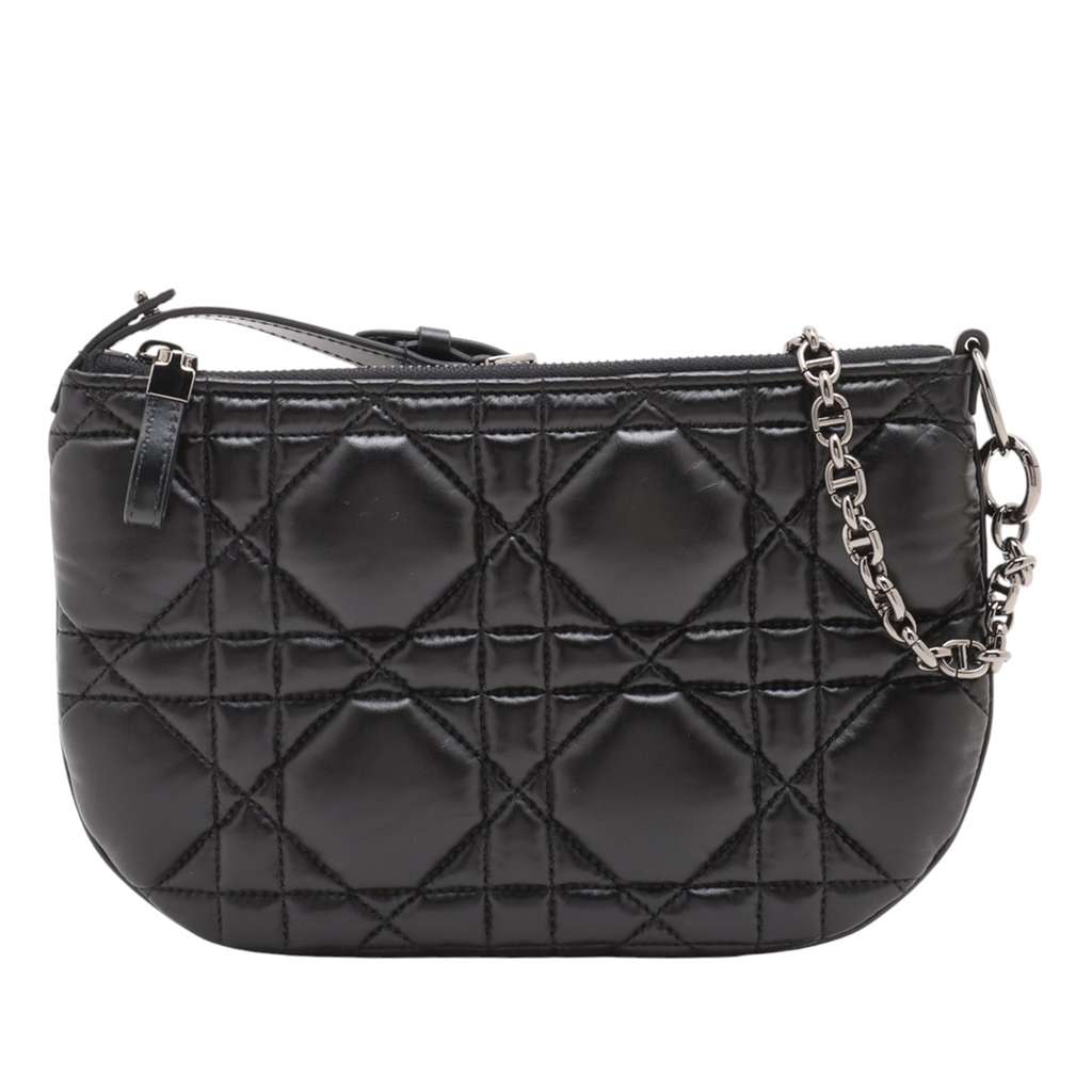 Dior Mini Calfskin Macrocannage Dior Caro Tulip Bag