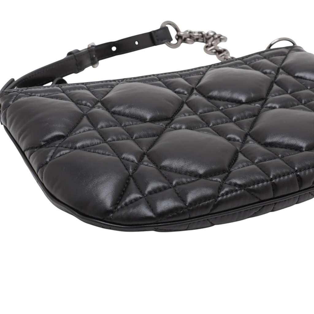 Dior Mini Calfskin Macrocannage Dior Caro Tulip Bag - Detail 1