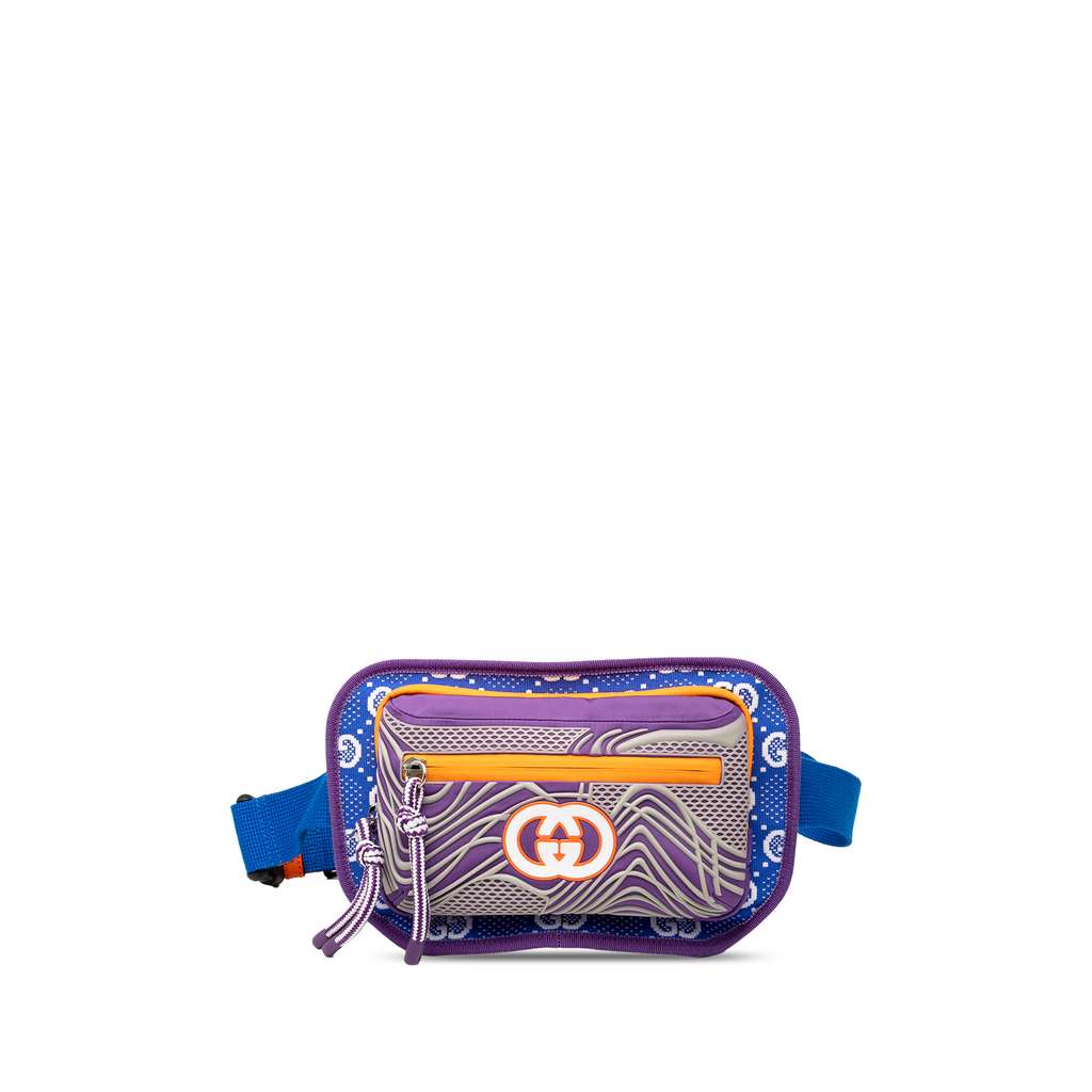 Gucci GG Nylon and Rubber Belt Bag