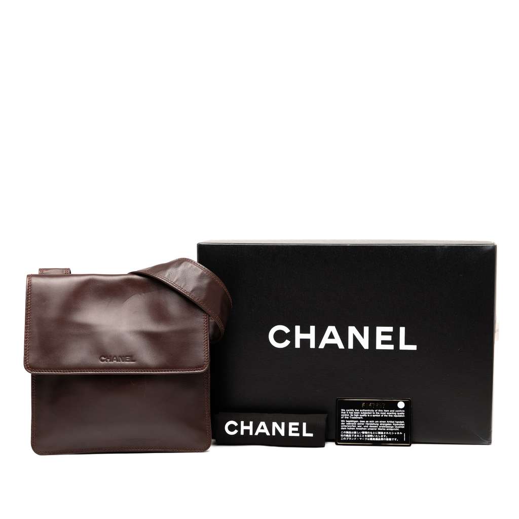 Chanel Lambskin Leather Crossbody - Image 10