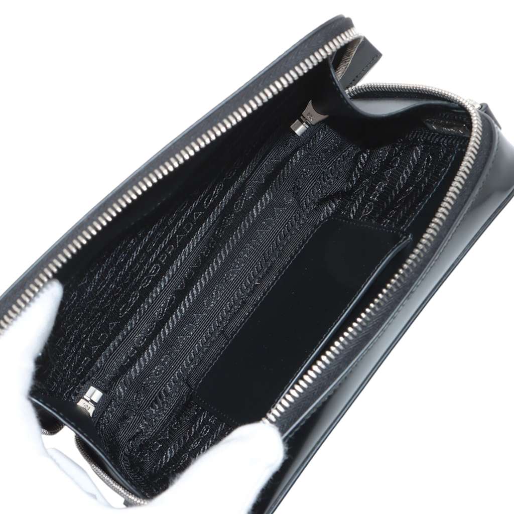 Prada Brushed Leather Brique Crossbody - Image 6