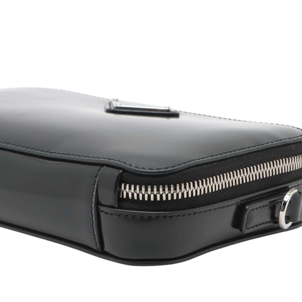 Prada Brushed Leather Brique Crossbody - Detail 1