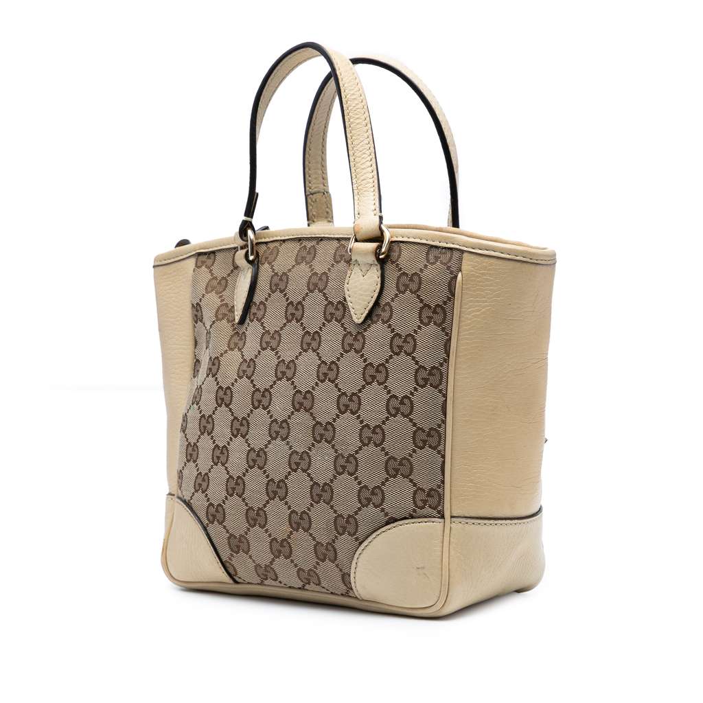 Gucci Small GG Canvas Bree Satchel - Back view