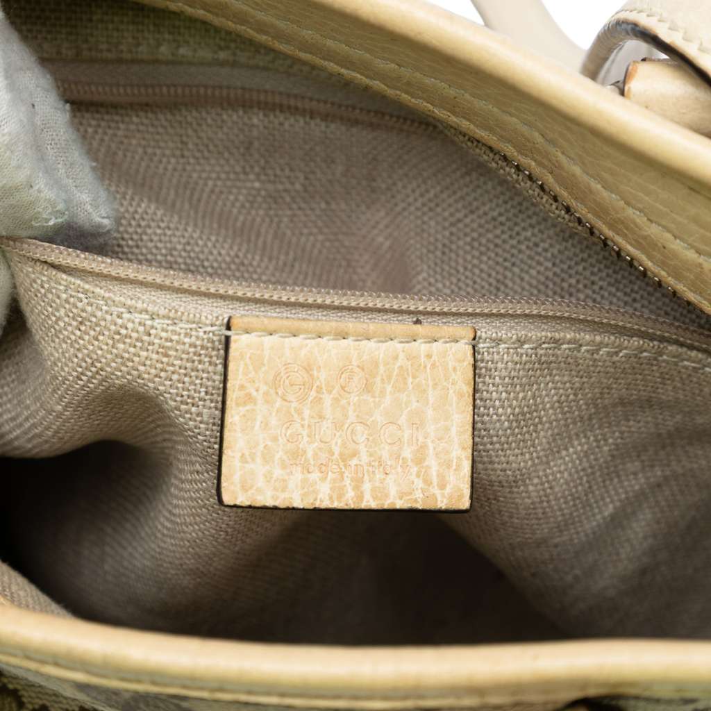 Gucci Small GG Canvas Bree Satchel - Side view