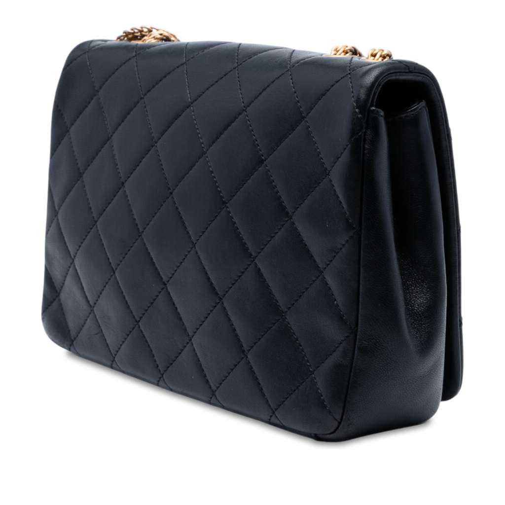 Chanel Quilted Lambskin On And On Chain Flap - Back view