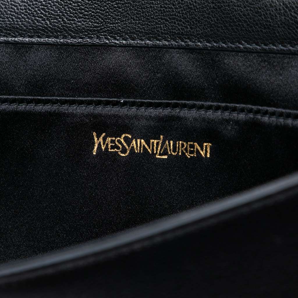Saint Laurent Large Calfskin Monogram Belle De Jour Clutch - 5
