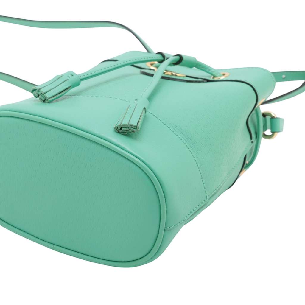 Gucci Mini Leather Ophidia Bucket Bag - Side view