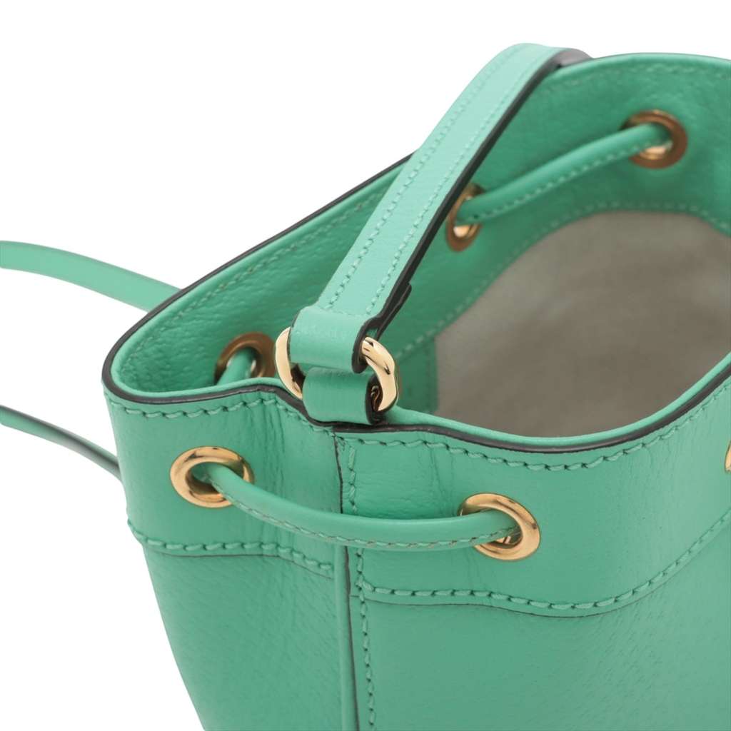 Gucci Mini Leather Ophidia Bucket Bag - Detail 2