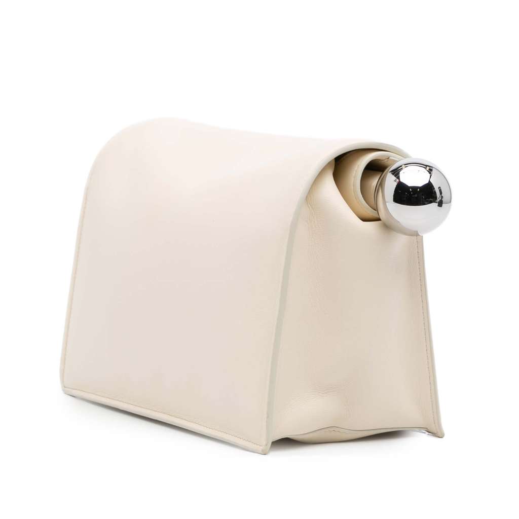 Jacquemus Smooth Calfskin La Pochette Rond Carre - Back view