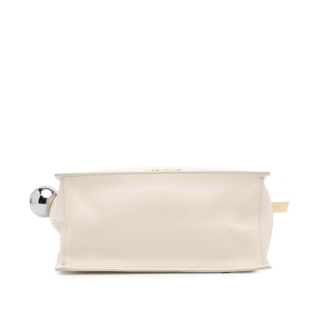 Jacquemus Smooth Calfskin La Pochette Rond Carre - Image 6