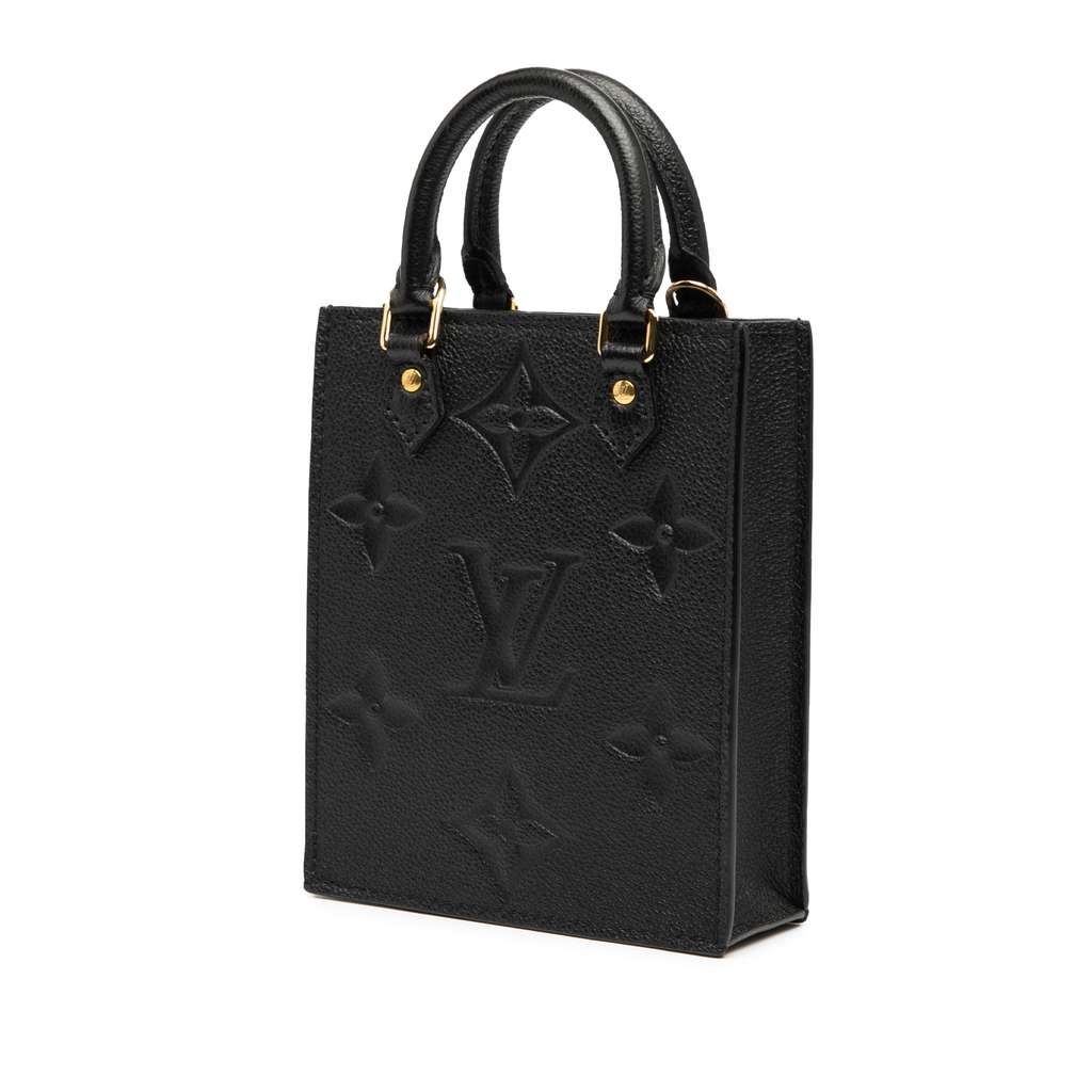 Louis Vuitton Monogram Empreinte Petit Sac Plat - Back view