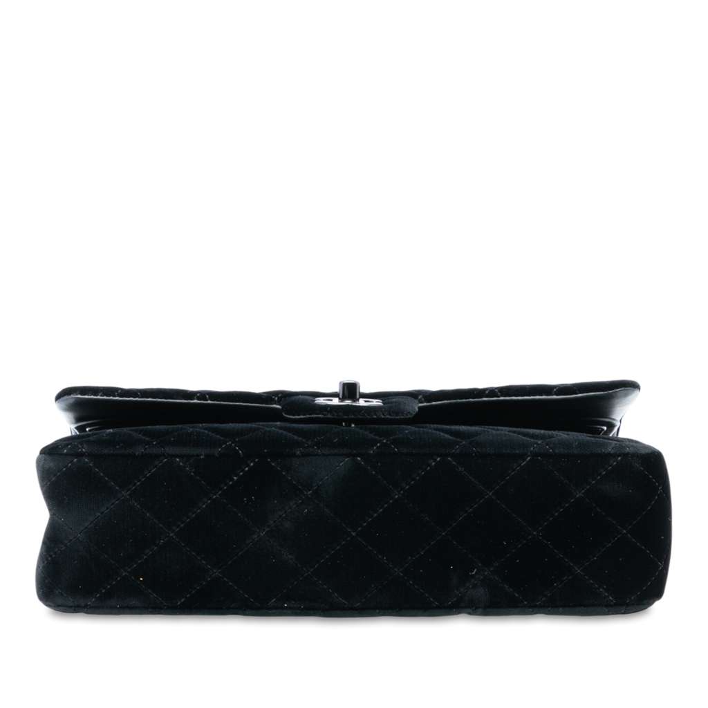 Chanel Medium Classic Velvet Double Flap - Image 6