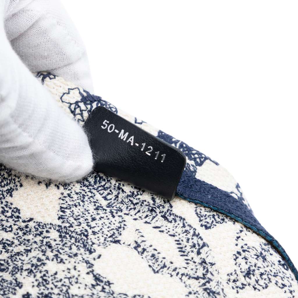 Dior Canvas Embroidered Toile De Jouy D Bubble Bucket Bag - Detail 1
