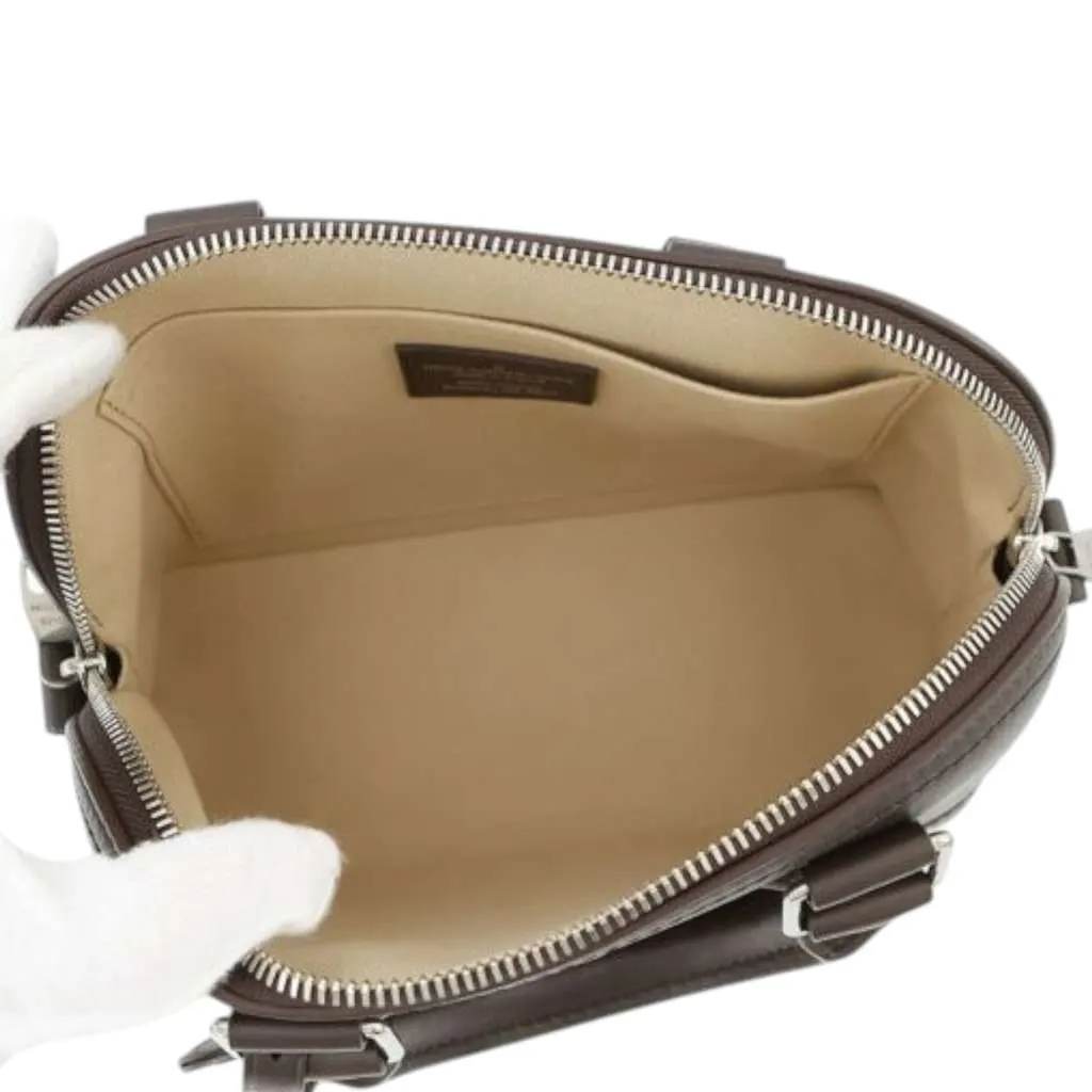 Louis Vuitton Henry Taylor Calfskin Alma 25 Brown Leather Good - Model View