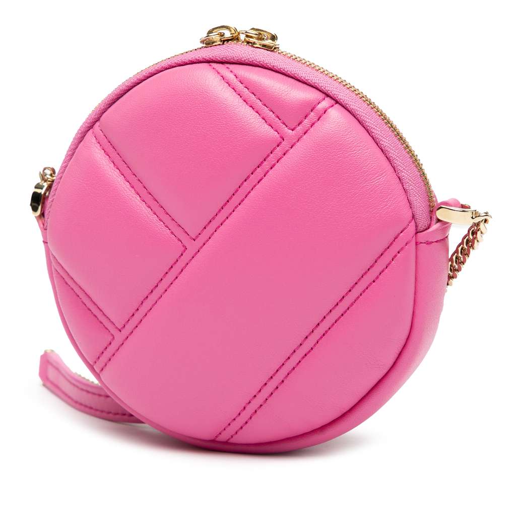 Bvlgari Leather Serpenti Cabochon Round Crossbody - Back view