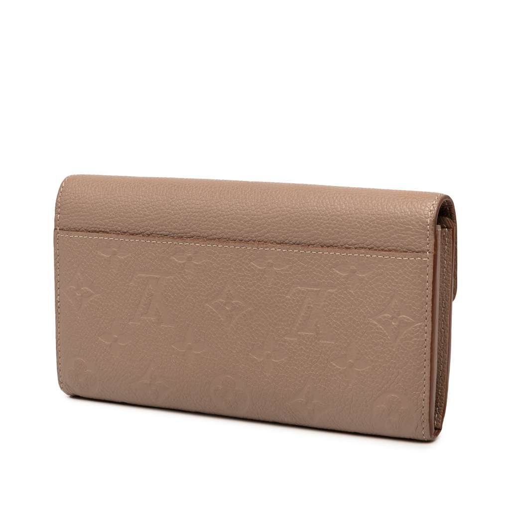 Louis Vuitton Monogram Empreinte Sarah Wallet - Back view
